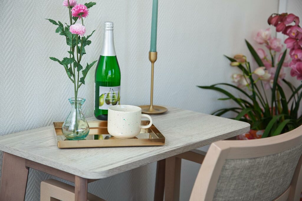 Chambre à l'EHPAD Les Cannes Blanches